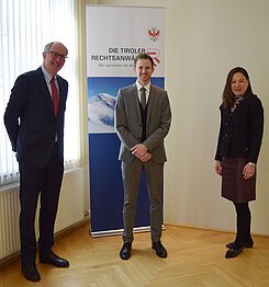 Agelobung von RA Dr. Florian Skarics am 16. April 2021 in Innsbruck 